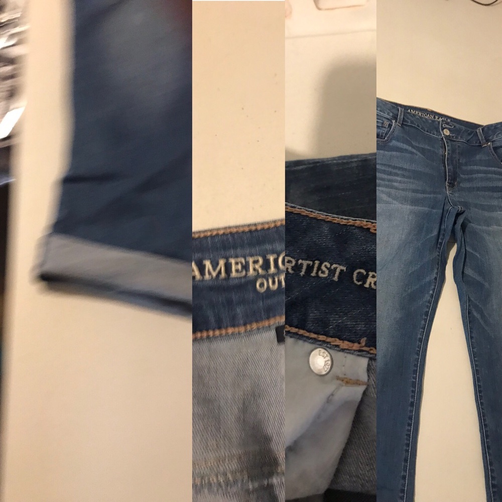 American Eagle Crop jeans, size 18